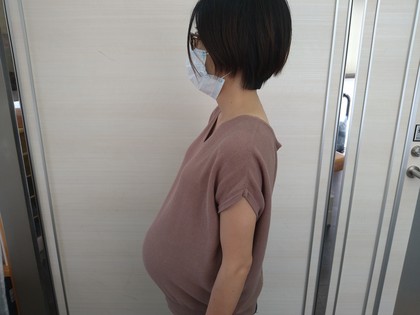 江東区大島よりマタニティ整体+フットケアを使用した30代の妊婦様